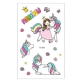 Unicorn cartoon temporary tattoo sticker EC-664 with colorful waterproof patterns - EC-664 (Unicorn)