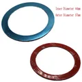 Blue MagSafe metal ring with 3M VHB adhesive, outer 57mm inner 44mm dimensions - Silver 57*44*0.3 Heat Resistant with Text HVB Adhesive