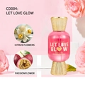 Pink Citrus and Passionflower fragrance mist with golden cap in a 200ml bottle - CD004 LET LOVE GLOW/200ml