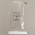 Clear self-adhesive plastic bags with safety warnings, 12x24cm size for shipping - 12x24cm