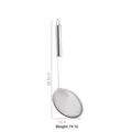 304 stainless steel fine mesh oil skimmer spoon with 32.5cm handle and 12cm head - Narrow Rim Oil Skimmer 12 Inch