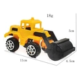 Yellow plastic steam roller toy vehicle for boys with size dimensions 11x4.5x5cm - Road Roller