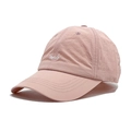 Berretto da baseball rosa loto con ricamo bianco Ny & La e tessuto lavato minimalista - M (56-58cm) / Rosa