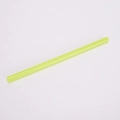 Reusable yellow Tritan plastic straw for water bottles with 1cm wide opening - 1*20cm / Neon Yellow