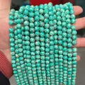 Strands of green emperor stone beads with brown veins for DIY jewelry making - Synthetic Green Imperial Jasper