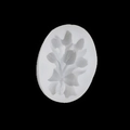 Witte siliconen ovale vorm met 3D-tulpenreliëf voor fondant of het maken van zeep - 3#B61 Transparante Kleine Tulpencluster