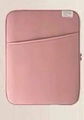 Funda rosa antigolpes para portátil y tablet de 13,3-14 pulgadas con bolsillo frontal - 11" / Rosa