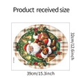 Specifiche delle dimensioni per l'adesivo da bagno Babbo Natale di 32x39 cm - 32*39cm/hy-m243