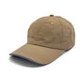 Khaki sneldrogende nylon honkbalpet met lasergesneden mesh ventilatie aan de zijkant - M(56-58cm) / Bruin