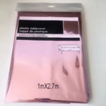 Rose gold metallic PET tablecloth 1m x 2.7m waterproof and washable plastic tablecover - Pink 1m*2.7m