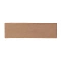 Elastic brown yoga sports headband with soft knitted texture for non-slip hair styling - Camel