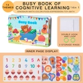 Kids 14-in-1 dinosaur busy book featuring educational themes and velcro stickers - New Style 6-Small Toy House