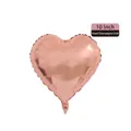10-inch heart-shaped champagne gold aluminum foil balloon for wedding and party decor - 10-inch Heart Champagne Gold