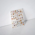 5D embossed nail stickers featuring cute dessert bear designs and cookie patterns TS-2098 - TS-2098 Dessert Bear - New Relief