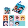 3D baby cloth book with family member characters and hanging loop for early learning - Character Series