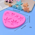 Esdoornblad siliconen mal voor fondantcakes, chocolade en handgemaakte zeep ambachten - Groot Esdoornblad Model (1)