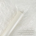 Stone gray white pearlescent tissue paper for flower wrapping 50x70cm 20 sheets pack - 50*70cm (20 Sheets/Pack) / Pearlescent Stone Gray White