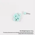 Lichtgroene 0,5 cm PVC imitatie suikerklontjes voor DIY taartdecoratie en knutselen - 0.5cm - Meerblauw