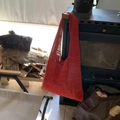 Borsa tote rossa fatta a mano all'uncinetto da donna con design bohémien traforato - Rosso