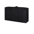 Bolsa de almacenamiento grande en tela Oxford negra con asas para mudanzas y ropa - Negro / Delgado Y Ligero Tamaño Pequeño 50*35*20