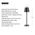Black - Adjustable Height - Multicolor Stepless Dimming
