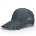 Gorra de béisbol de malla gris oscuro para hombre con logotipo aG bordado - Ajustable / gris oscuro