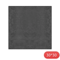 Thick dark gray microfiber car wash towel, 30x30cm size for lint-free cleaning - 30*30cm