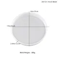 14-inch round silicone mold for DIY river tables and furniture stools, 5.2cm deep - Round Table Mold 14in New Version