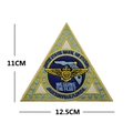 Top Gun Maverick geborduurde patch met gouden vleugels en sterren in maritieme stijl - Driehoek
