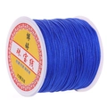 Rouleau de fil de jade bleu n°72 pour le tissage de bijoux faits à la main - Bleu Royal