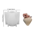 Translucent silicone mold for DIY seashell-shaped plant pots and storage boxes - Shell Flower Pot
