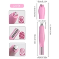 Pink magnetic nail art tool set with detachable heart magnet for cat eye gel effects - Detachable Heart Snake Pattern Magnet 01(tm01-59) / Pink