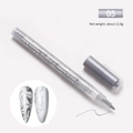 Zilveren acrylmarker voor professionele DIY-nagelkunst met een metallic afwerking - #05 Zilverwitness