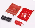 Magnetic game set with 12 black magnets and a red Merry Christmas storage bag - Christmas Bag Version + 20 Magnetic Pieces + Rope