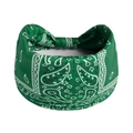 Bandeau de yoga bohème imprimé paisley vert en tissu élastique anti-transpiration - Vert Émeraude Paisley (#193)