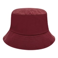 Quick-dry lightweight bucket hat in deep burgundy breathable fabric for sun protection - M (56-58cm) / Burgundy
