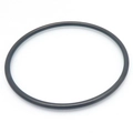 Minimalist 3mm black stainless steel bangle with a seamless round wire design - Single Black Bangle