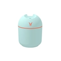 Mini portable USB humidifier in matte mint green with orange Y-shaped logo detail - Y-Shape / Light Blue