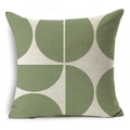 Green Semicircle Geometric