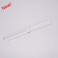 Reusable 20cm Tritan plastic straw with 1cm diameter and smooth finish for drinks - Transparent Flat Straw / 1.0*20cm