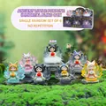 Nine-Tailed Fox series art toy figures with semi-transparent resin in pastel colors - -186 Ancient Little Lucky Fairy Set 6 / Full Set