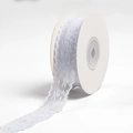 White floral lace ribbon roll for gift wrapping and wedding decor accessories - S005