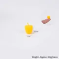 Modèle miniature de poivron jaune 1cm légume en résine pour décoration DIY - Poivron Jaune de 1,3 cm
