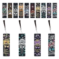 Set di segnalibri con pittura diamante fai-da-te con design di ragazze e nappe - Segnalibri Ragazza Di Moda / Segnalibri Con Nappe E Strumenti
