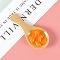 Modèle de cuillère miniature en ABS avec tranches d'orange en résine pour bricolage - Imitation Bois-Orange