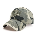 Klassieke camouflage baseballpet met ARMY borduursel en sterpatch voor buitenactiviteiten - Verstelbaar / Camouflage