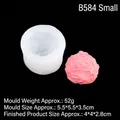 Small size milk bun silicone mold for chocolate mousse and candle making, size 5.5cm - 3# B584 Small Ice Cream Ball