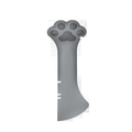 Gray silicone cat paw pet food spoon and multipurpose canned food opener for kittens - Shovel / Grey Can Scraper