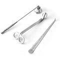 Silver 3-Piece Set (Large Bell Snuffer)
