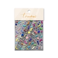 3D embossed nail art stickers featuring colorful wave lines and dots in TO 2799 style - Colorful Dot Line Relief (to2799)